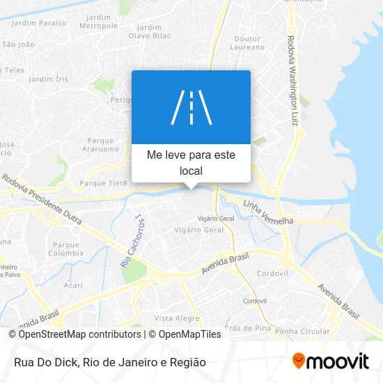 Rua Do Dick mapa