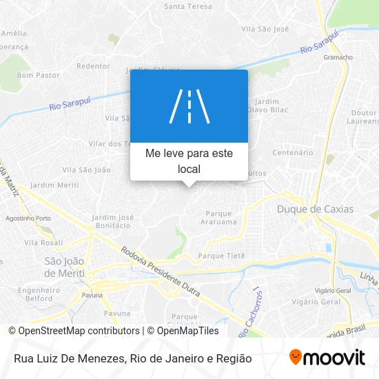 Rua Luiz De Menezes mapa
