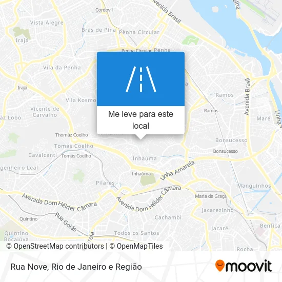 Rua Nove mapa