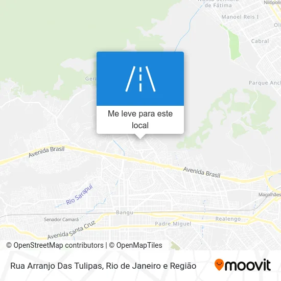 Rua Arranjo Das Tulipas mapa