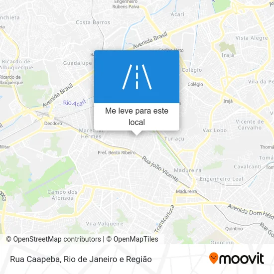 Rua Caapeba mapa
