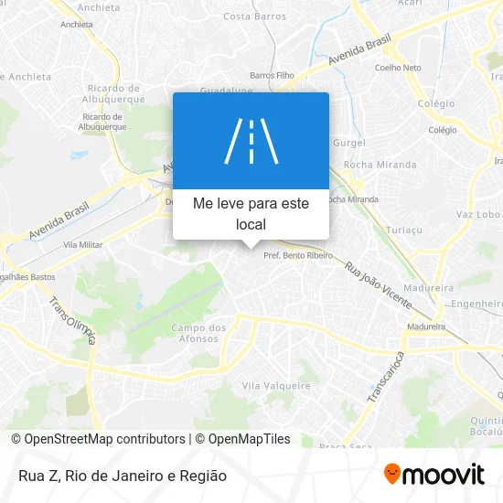 Rua Z mapa