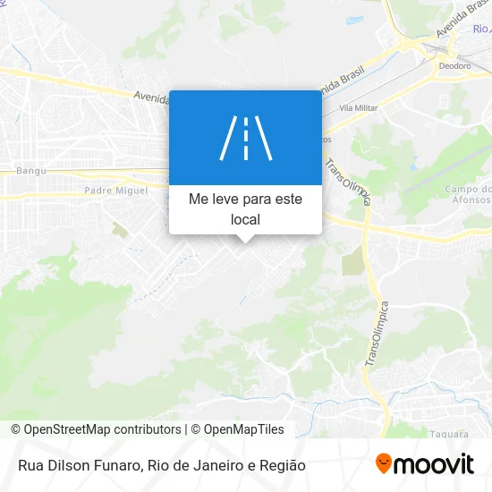 Rua Dilson Funaro mapa