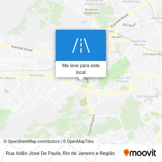 Rua Adão José De Paula mapa