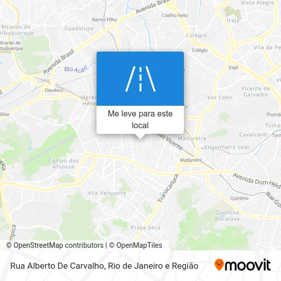 Rua Alberto De Carvalho mapa