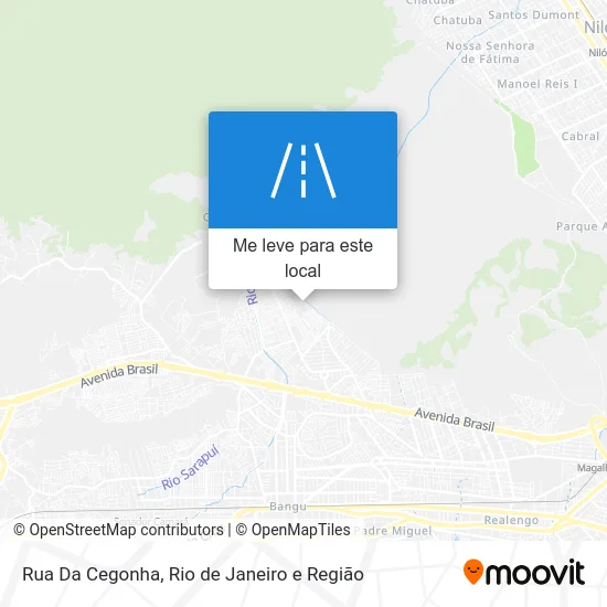 Rua Da Cegonha mapa