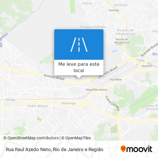 Rua Raul Azedo Neto mapa