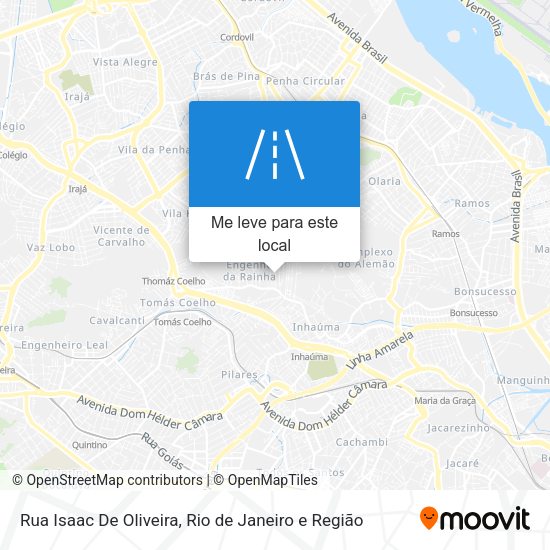 Rua Isaac De Oliveira mapa