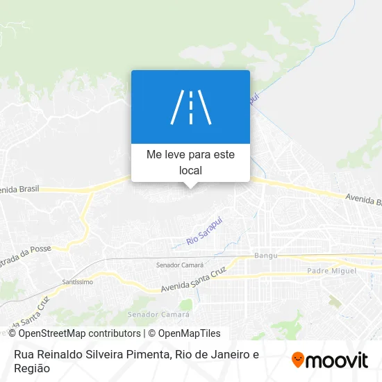 Rua Reinaldo Silveira Pimenta mapa