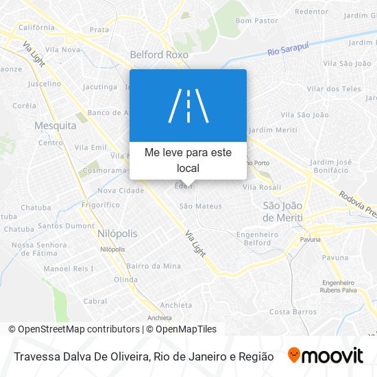 Travessa Dalva De Oliveira mapa