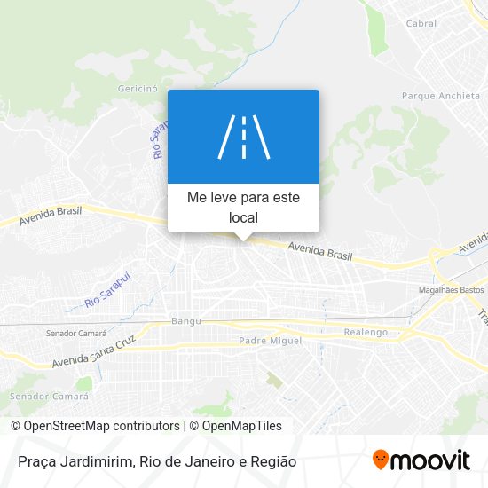 Praça Jardimirim mapa