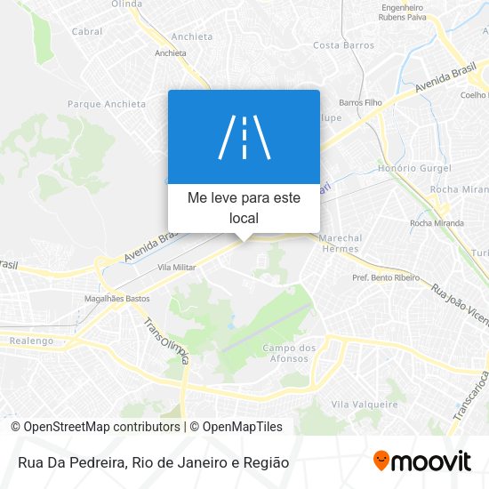 Rua Da Pedreira mapa