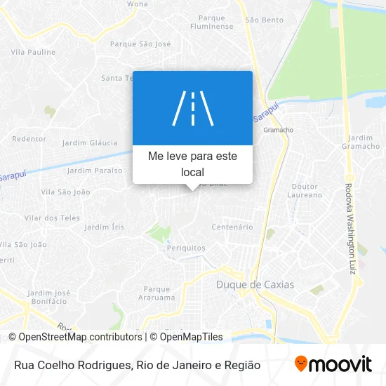 Rua Coelho Rodrigues mapa