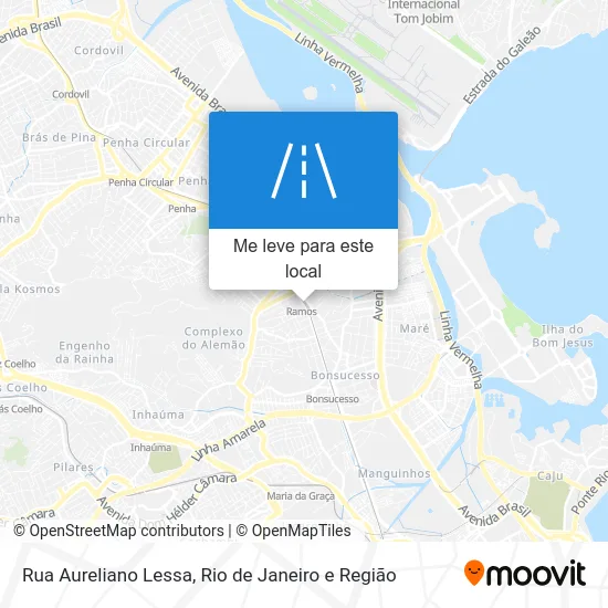 Rua Aureliano Lessa mapa