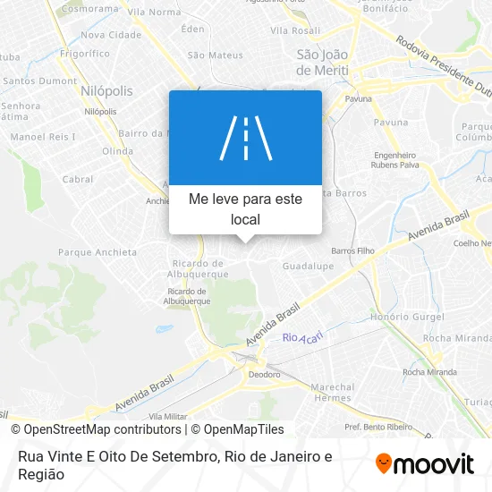 Rua Vinte E Oito De Setembro mapa