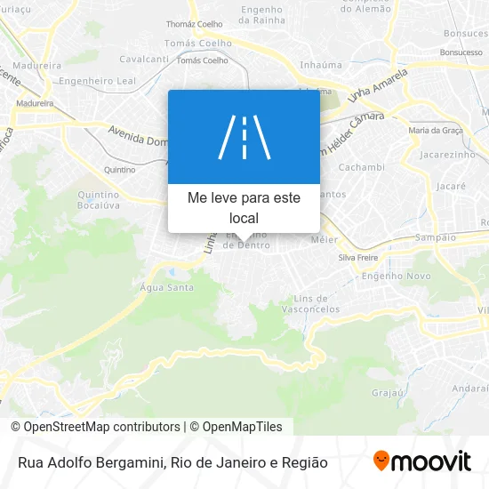 Rua Adolfo Bergamini mapa