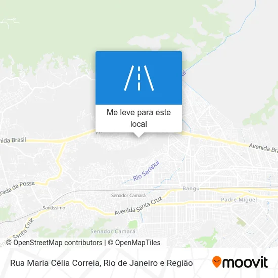 Rua Maria Célia Correia mapa