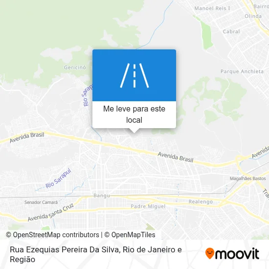 Rua Ezequias Pereira Da Silva mapa