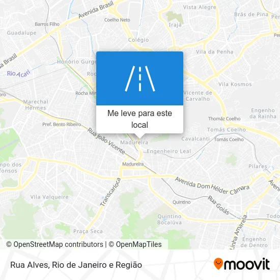Rua Alves mapa