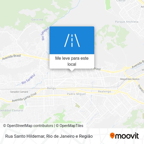 Rua Santo Hildemar mapa