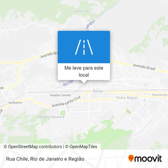 Rua Chile mapa