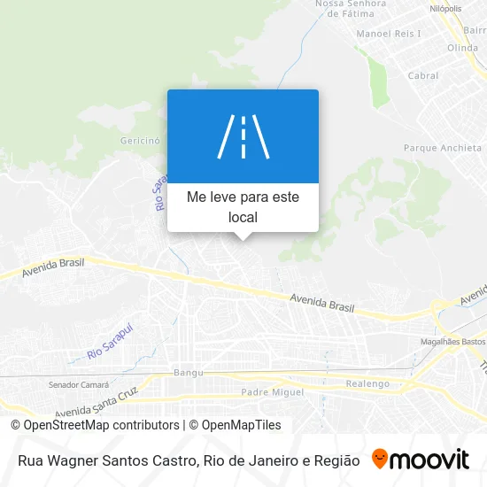 Rua Wagner Santos Castro mapa