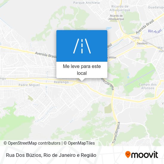 Rua Dos Búzios mapa