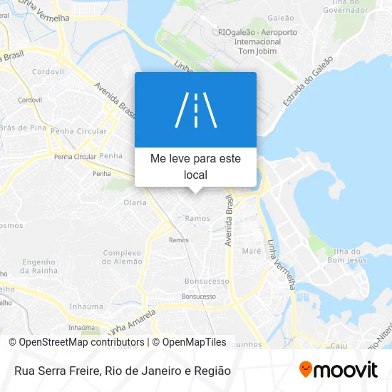 Rua Serra Freire mapa