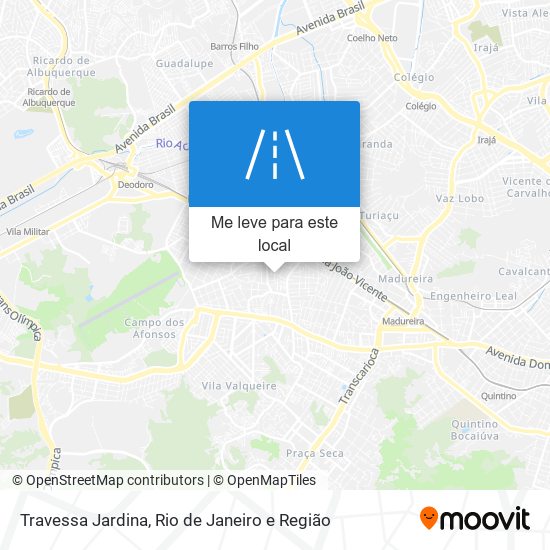 Travessa Jardina mapa