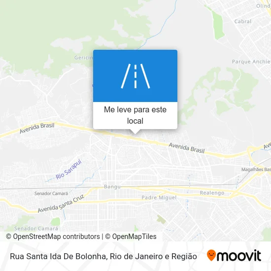 Rua Santa Ida De Bolonha mapa