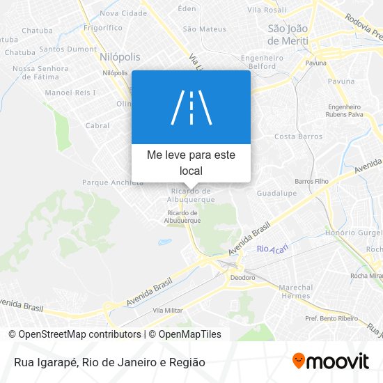 Rua Igarapé mapa