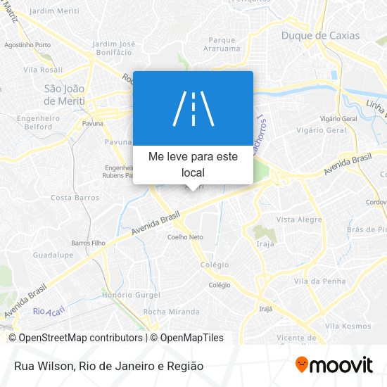 Rua Wilson mapa
