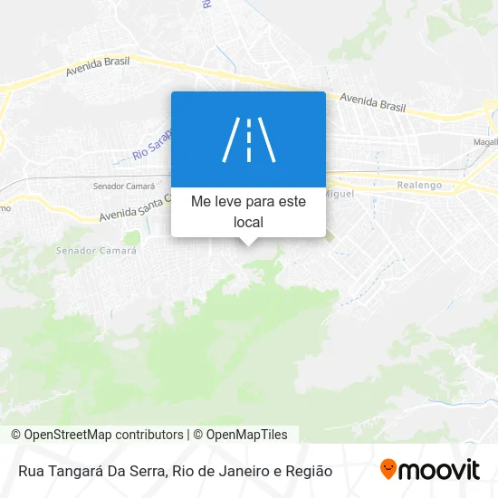 Rua Tangará Da Serra mapa