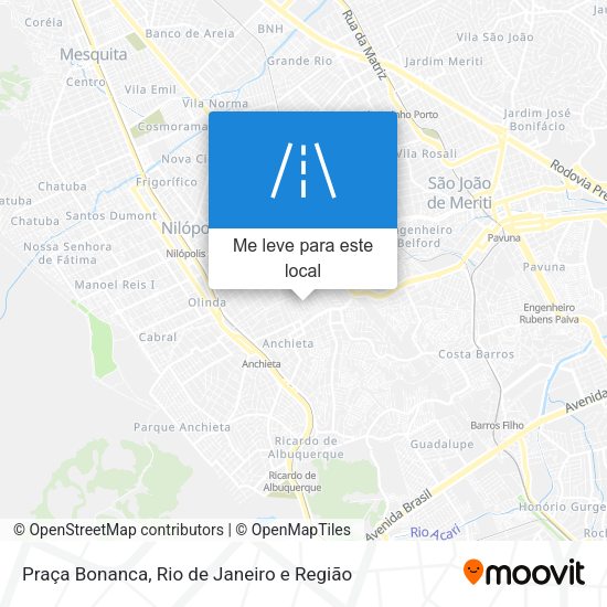 Praça Bonanca mapa