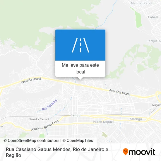 Rua Cassiano Gabus Mendes mapa