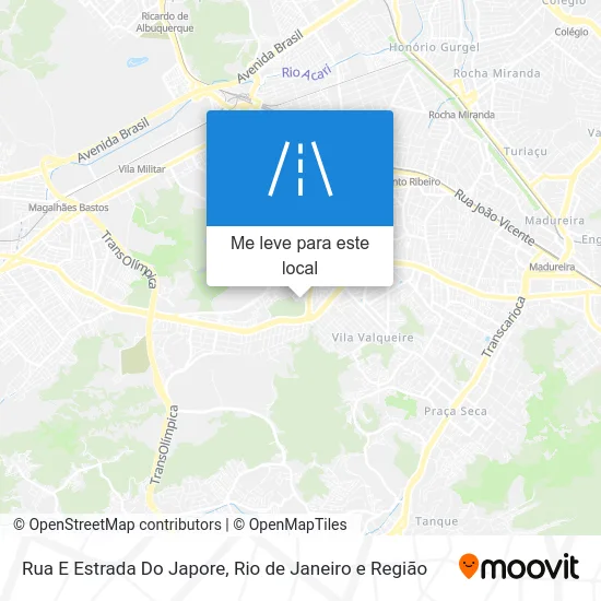 Rua E Estrada Do Japore mapa