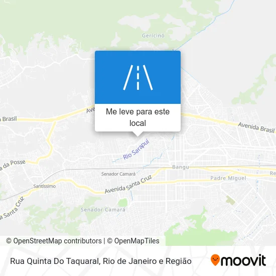 Rua Quinta Do Taquaral mapa