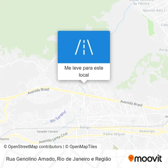 Rua Genolino Amado mapa