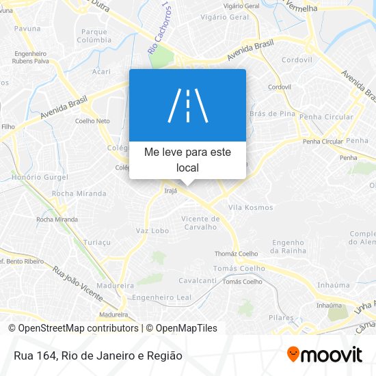 Rua 164 mapa