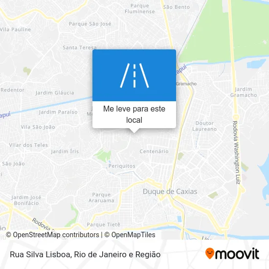 Rua Silva Lisboa mapa