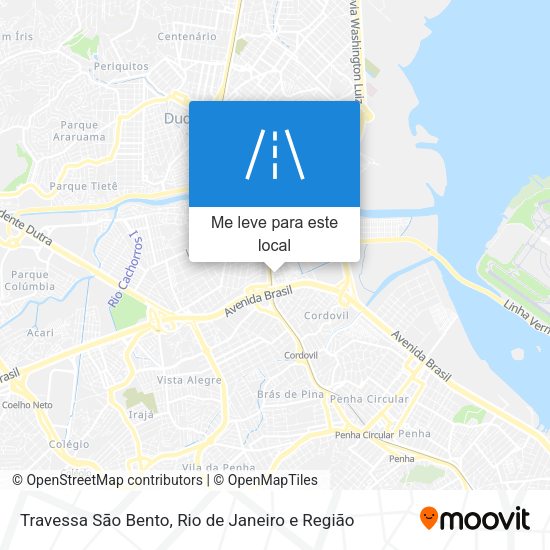 Travessa Sāo Bento mapa