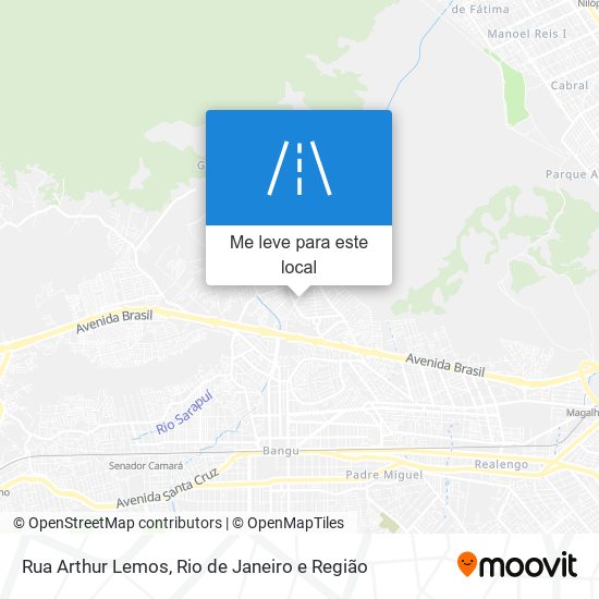 Rua Arthur Lemos mapa