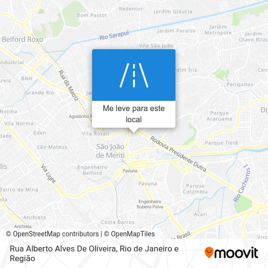 Rua Alberto Alves De Oliveira mapa