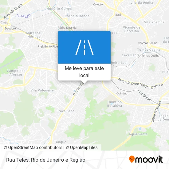 Rua Teles mapa