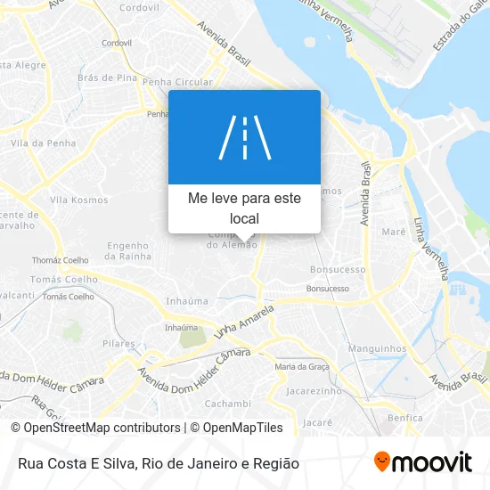 Rua Costa E Silva mapa