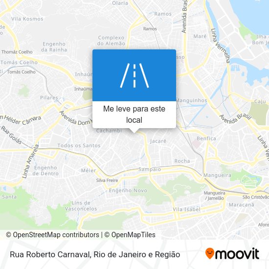 Rua Roberto Carnaval mapa