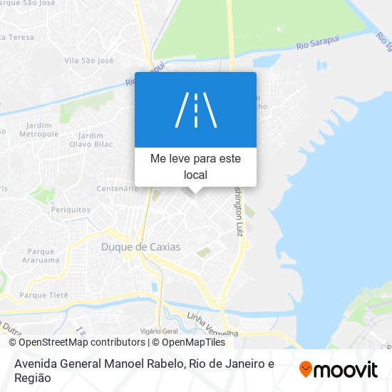 Avenida General Manoel Rabelo mapa