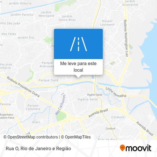 Rua O mapa
