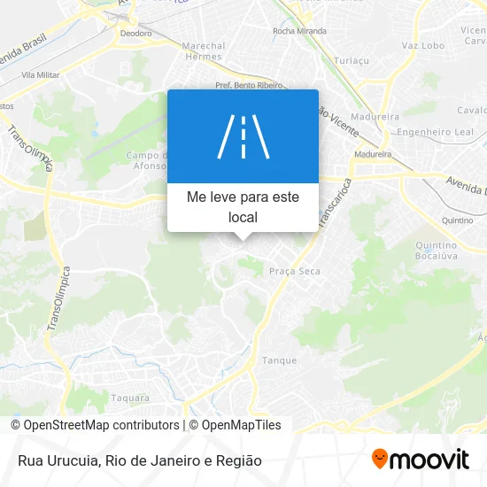 Rua Urucuia mapa