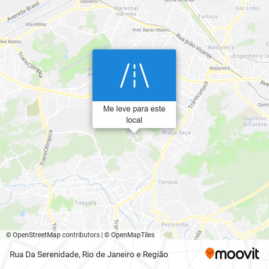 Rua Da Serenidade mapa